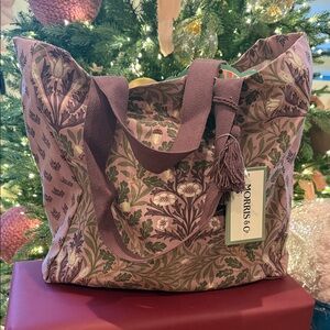 Morris & Co market tote bag acorn multi